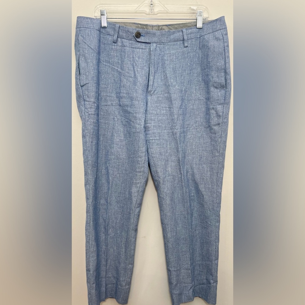 Bonobos Light Blue Linen Dress Pants Summer 34/28